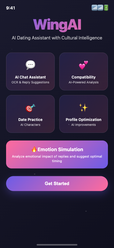 WingAI App Screenshot